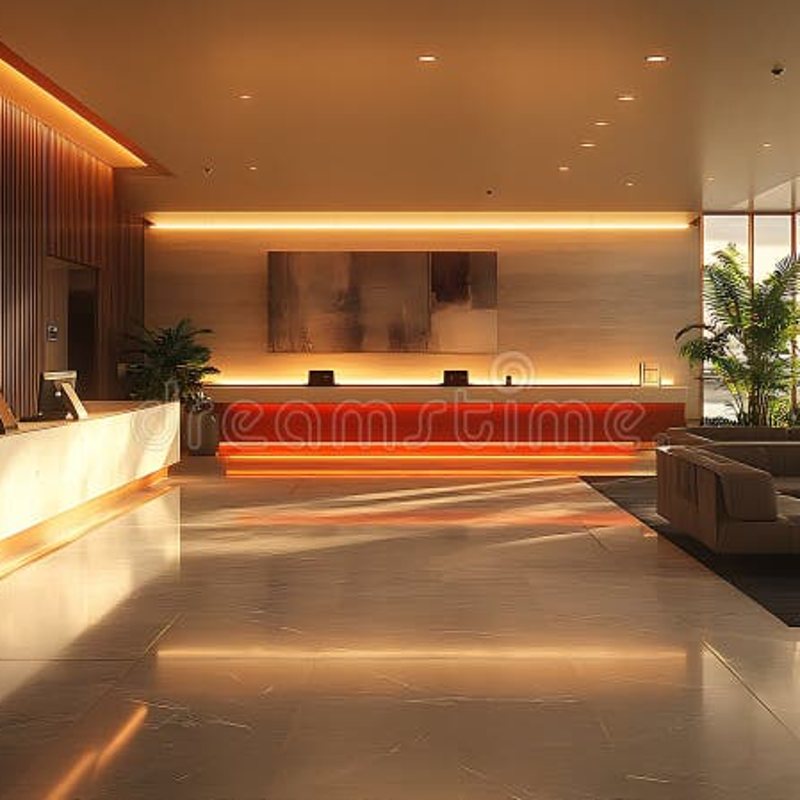 Luxury Hotel Lobby