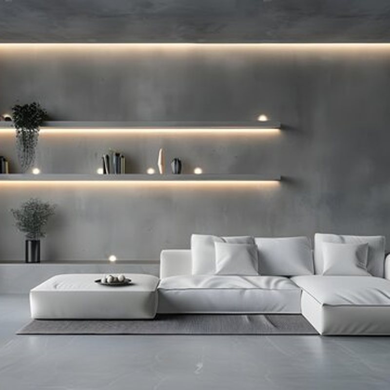 No-Main-Light Living Room