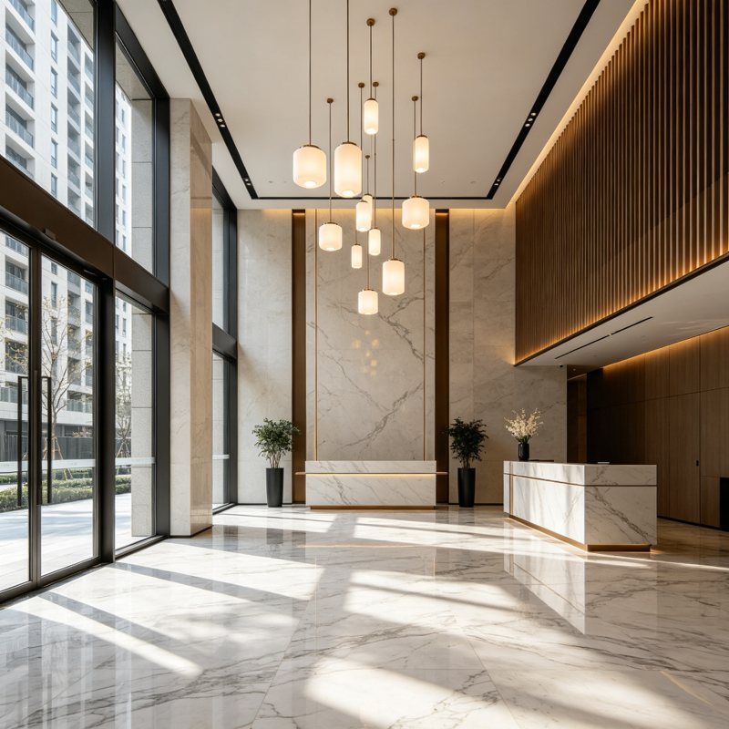 Luxury Hotel Lobby